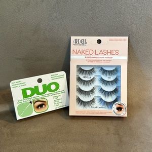 Ardell Naked lashes with brush on adhesive